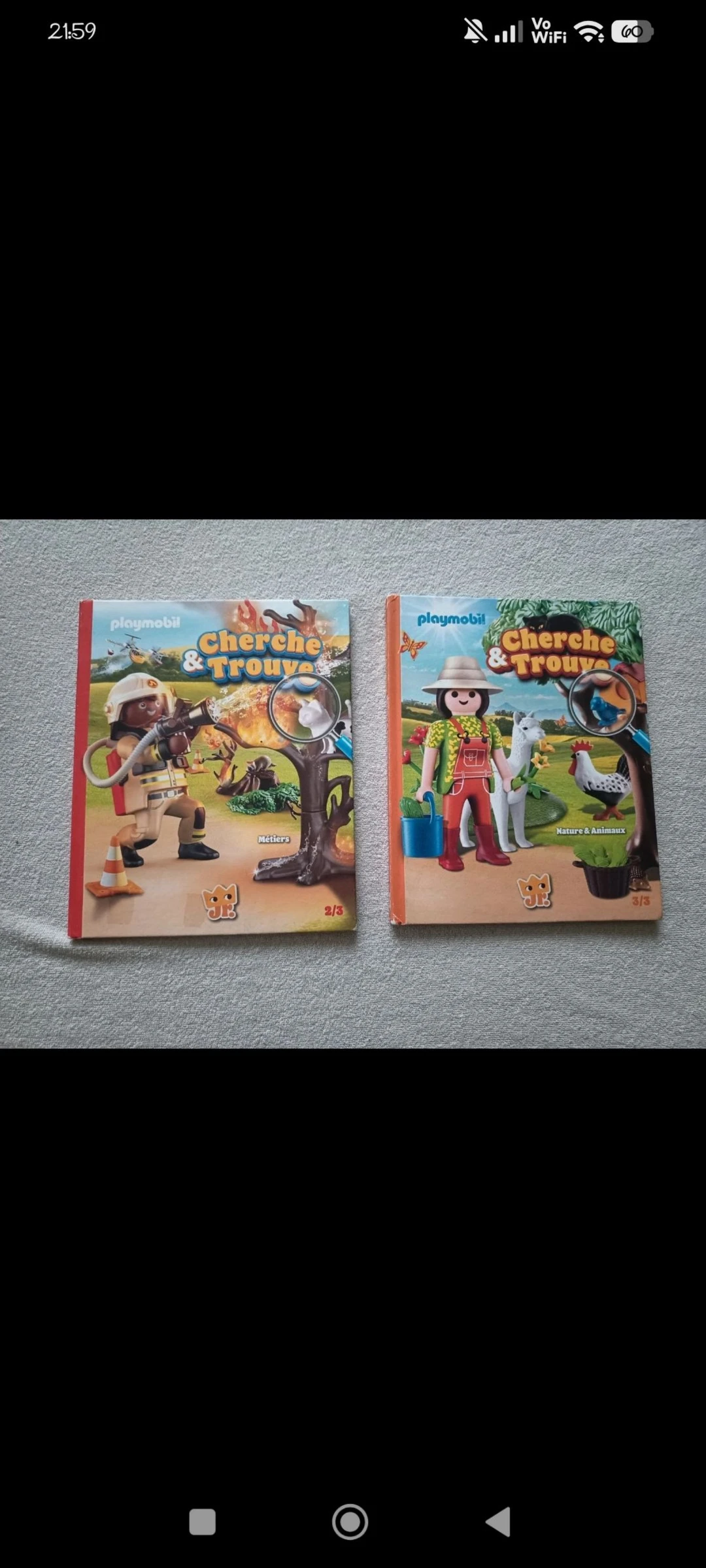 Lot de 2 livres Playmobil – Cherche & Trouve